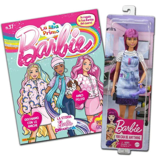 Ma première Barbie - Coiffeuse + Magazine n° 37