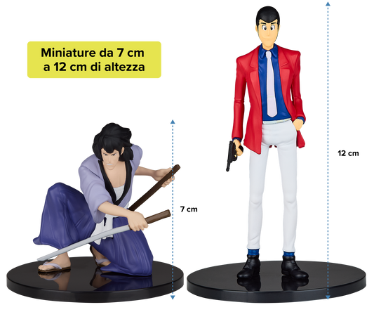 Lupin the 3rd Collezione Ufficiale 3D Action Figures (RBA)
