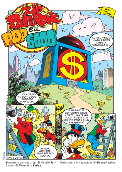 [2nd Pre-order] MICKEY MOUSE comic booklet n. 3608 - January 17th National Dialect Day!