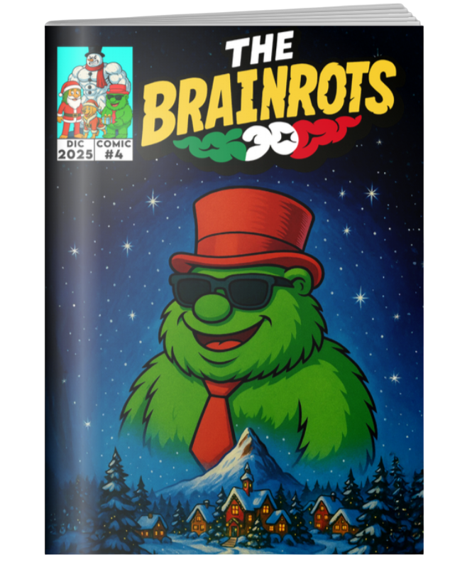 Fumetto THE BRAINROTS - n. 4 (Dicembre 2025) - Edizione Speciale con 2 Cover Natalizie