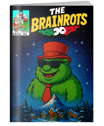 Fumetto THE BRAINROTS - n. 4 (Dicembre 2025) - Edizione Speciale con 2 Cover Natalizie