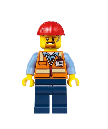 Rivista LEGO CITY n.3 + Operaio + Betoniera