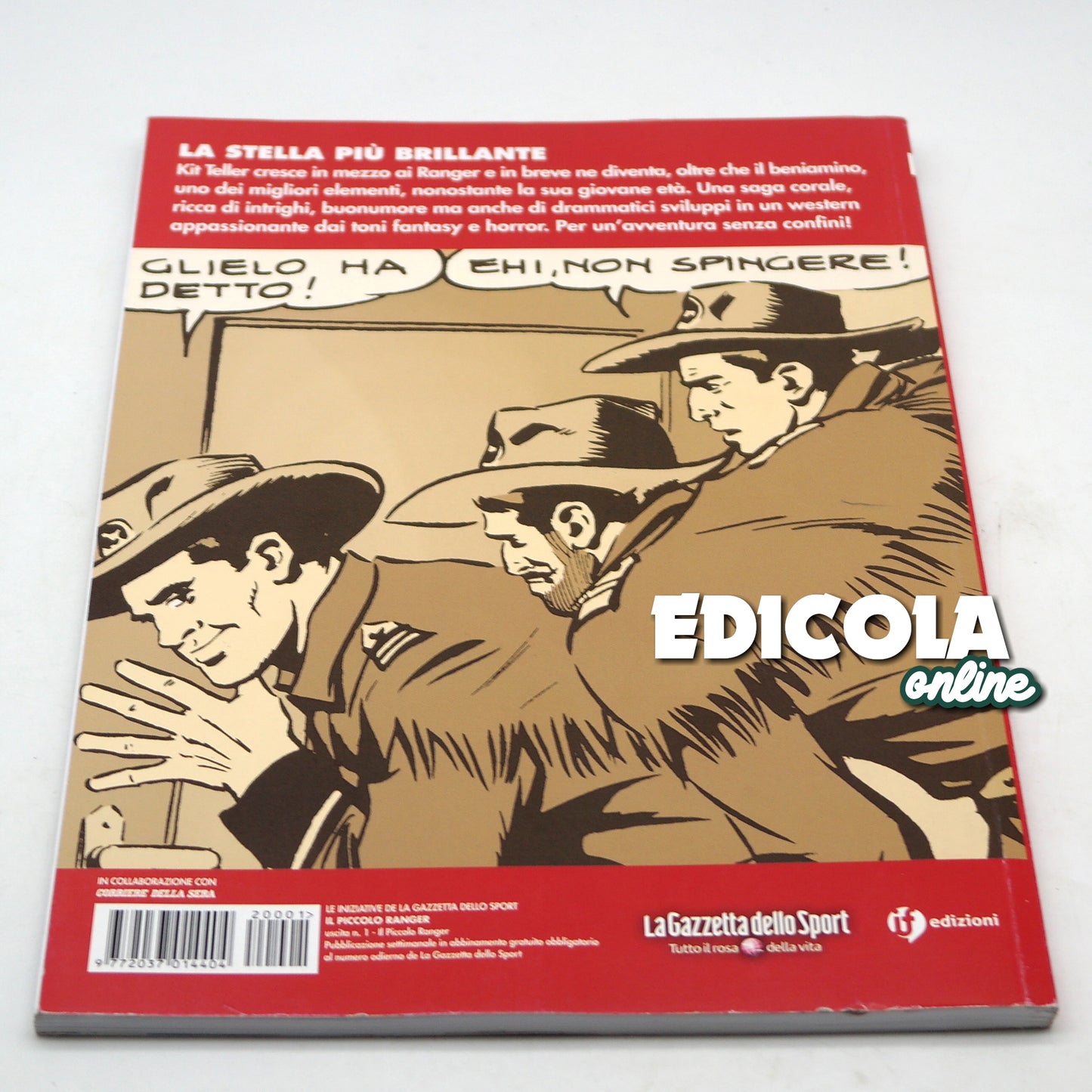 Comic strip THE LITTLE RANGERS Western in color number n 1 Gazzetta dello Sport 2022