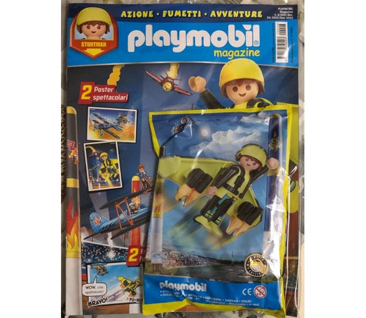Magazine Playmobil Magazine n. 6 del 2022  + Stuntman con tuta Alare