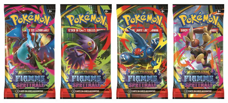 Bustine singole Pokémon ITA Sigillate - 10 Carte da Gioco espansioni in Italiano