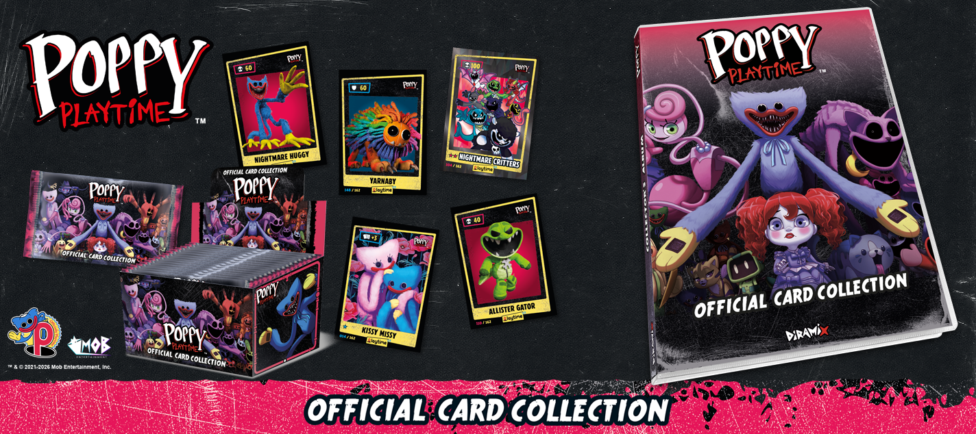Set Raccoglitore e/o Bustine di Card Sigillate di POPPY Playtime (Diramix 2026)
