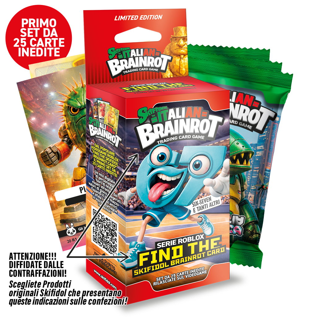 Skifidol Italian Brainrot Serie Roblox – Find The Skifidol Brainrot Card