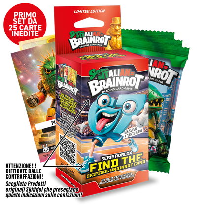 Skifidol Italian Brainrot Serie Roblox – Find The Skifidol Brainrot Card