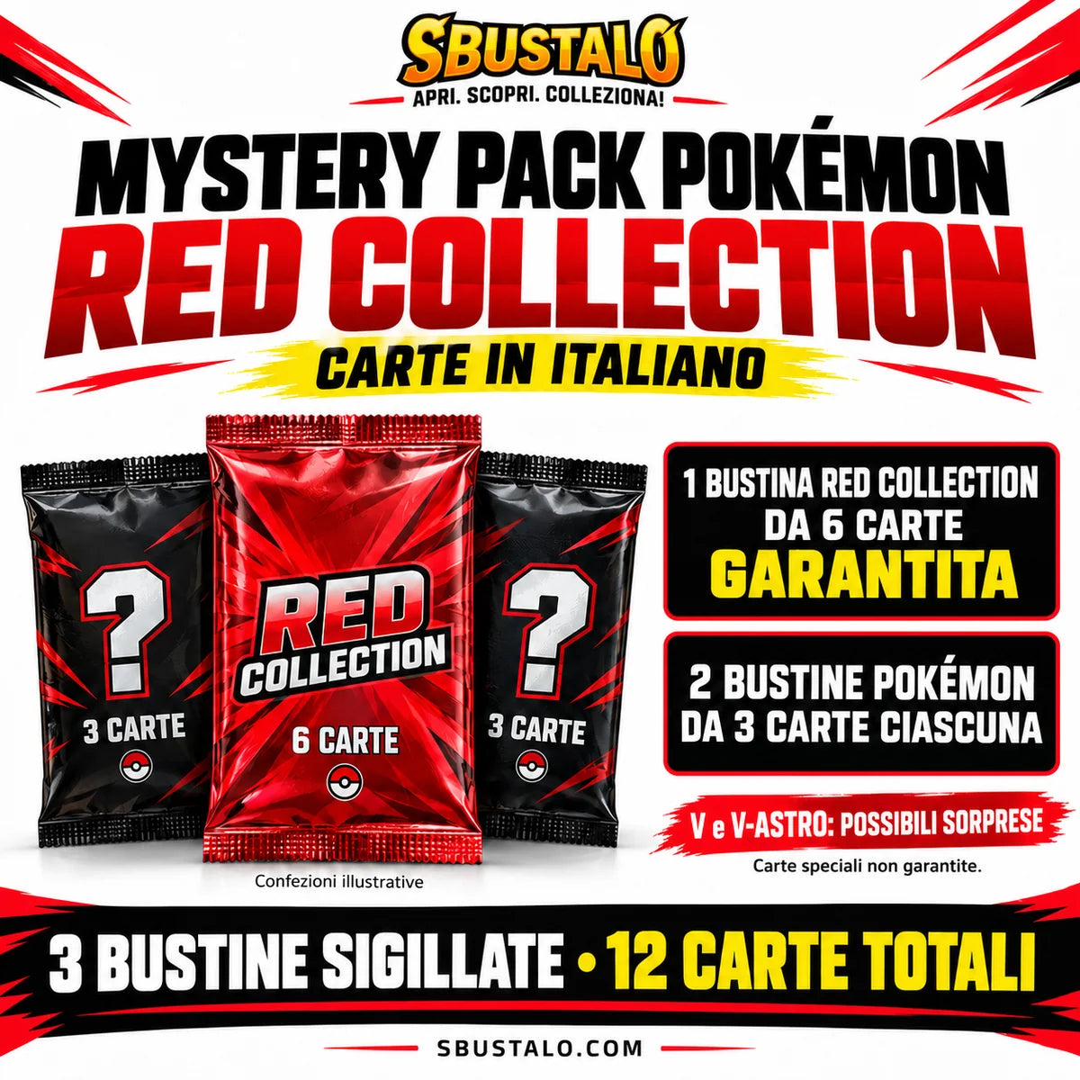 Mystery Pack Pokémon par Sbustalo.com - 3 boosters coréens scellés garantis - Possibilité Mega Dream ex 1 sur 10