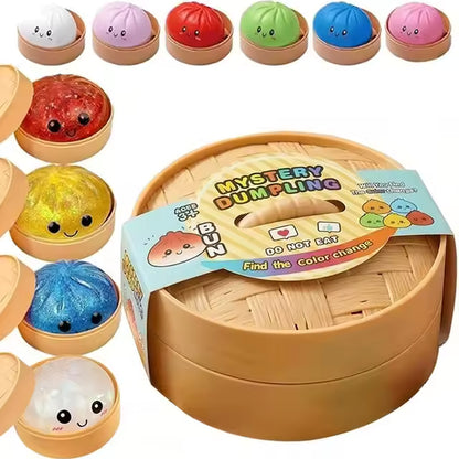 Squisky DUMPLING Mystery (Maxi 9,5cm) TIK TOK VIRALE ( Ravioli Gnocchi Bao Antistress)