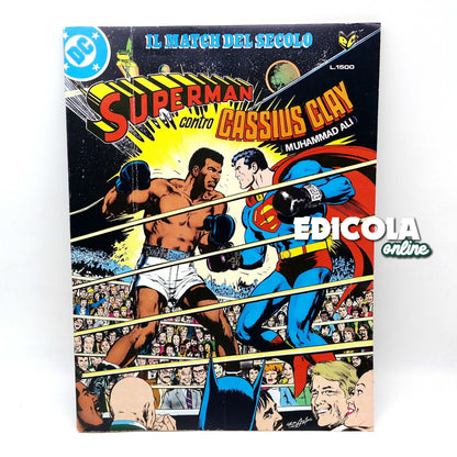 SUPERMAN gegen CASSIUS CLAY (MUHAMMAD ALI) 1978 – EDITORE CENISIO – Das Match des Jahrhunderts