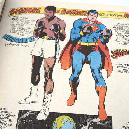 SUPERMAN gegen CASSIUS CLAY (MUHAMMAD ALI) 1978 – EDITORE CENISIO – Das Match des Jahrhunderts