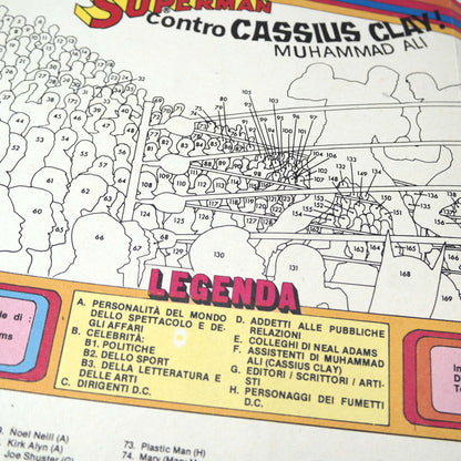 SUPERMAN gegen CASSIUS CLAY (MUHAMMAD ALI) 1978 – EDITORE CENISIO – Das Match des Jahrhunderts