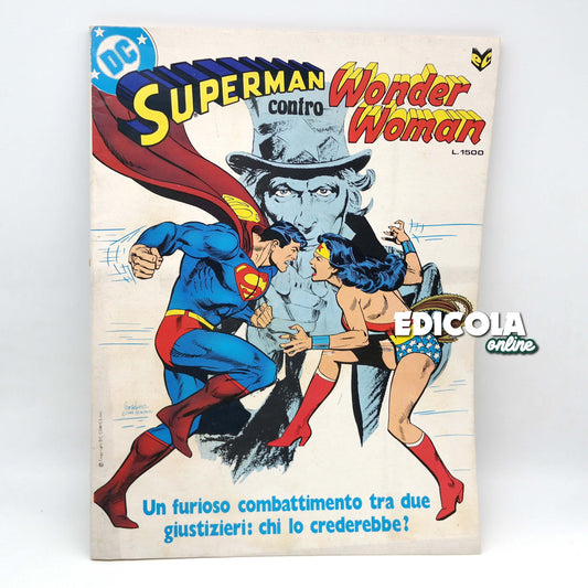 SUPERMAN contro WONDER WOMAN - Versione del 1979 - Editrice CENISIO - Sfida Epocale