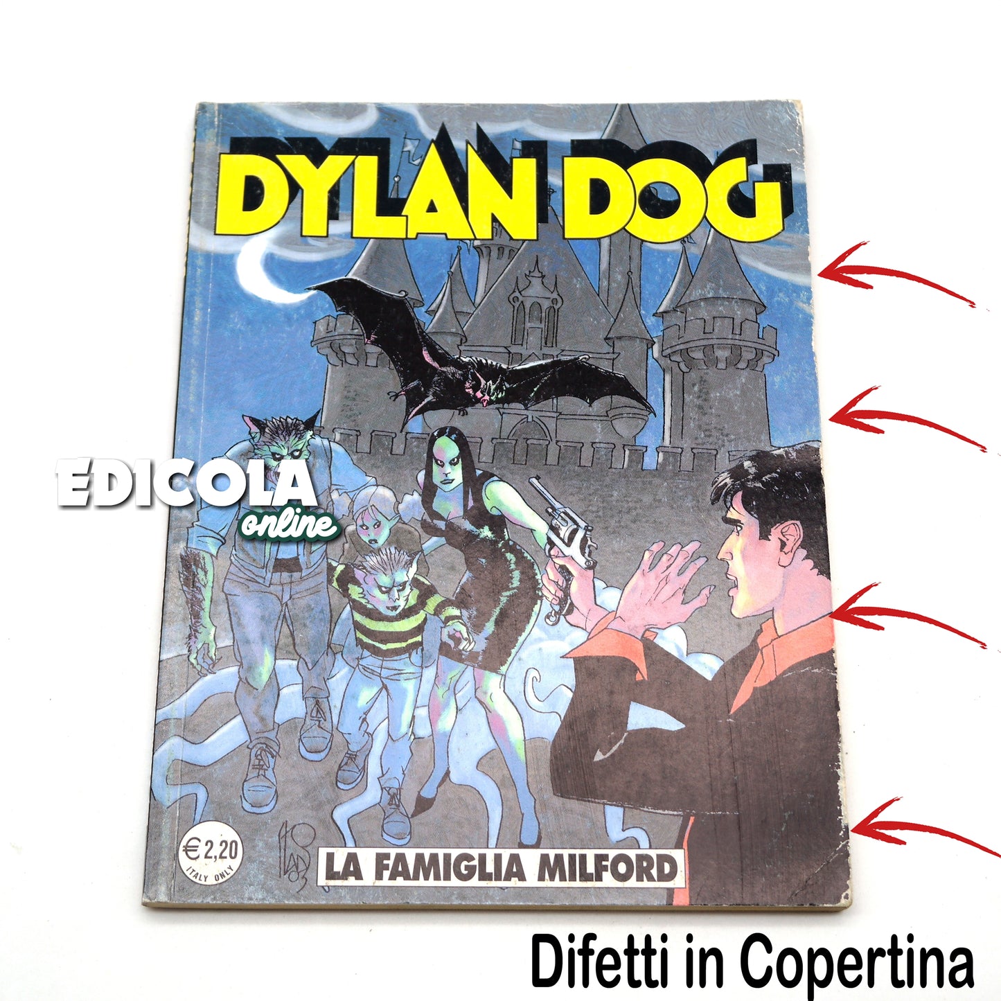 Lot original de 201 BD de Dylan Dog, première édition. Complétez votre collection !
