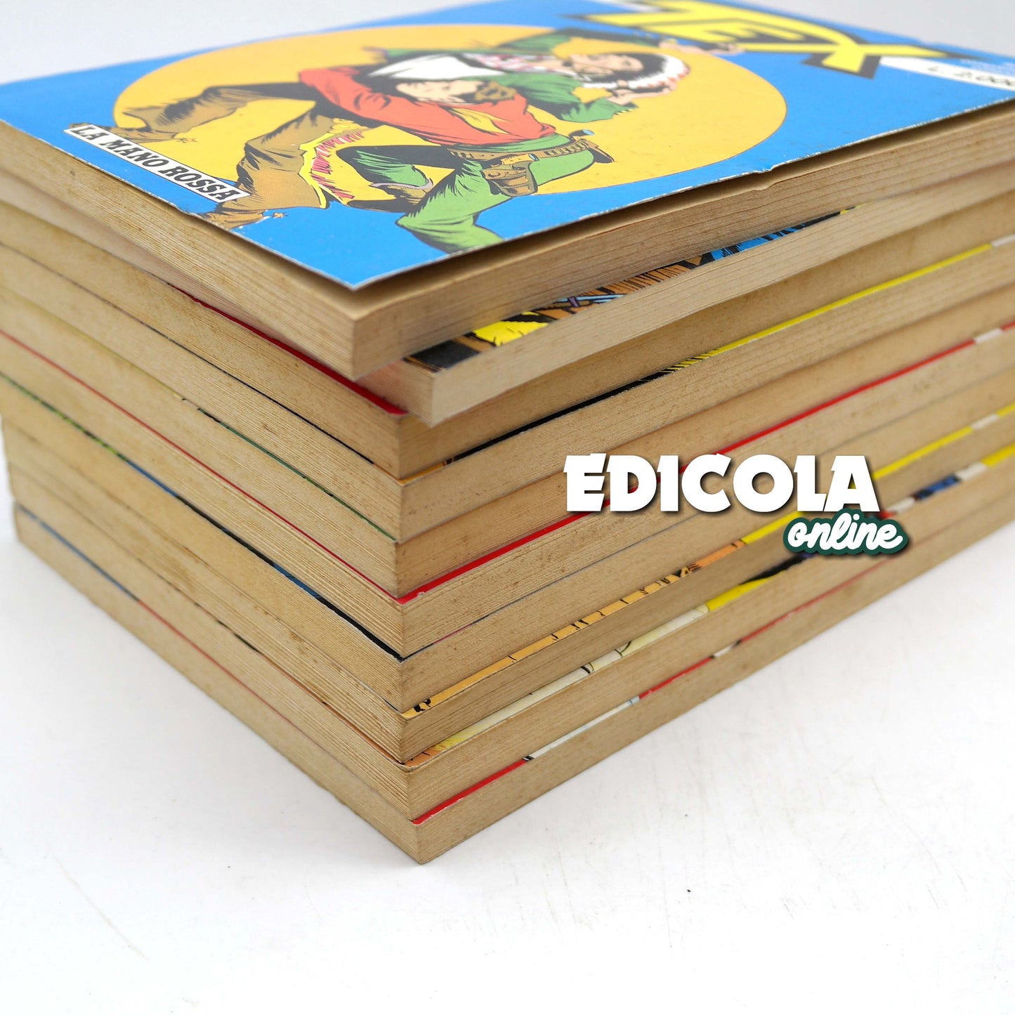 Fumetti Tutto TEX WILLER Ristampa Completa da n 1 a 10 La Mano Rossa lotto Usati