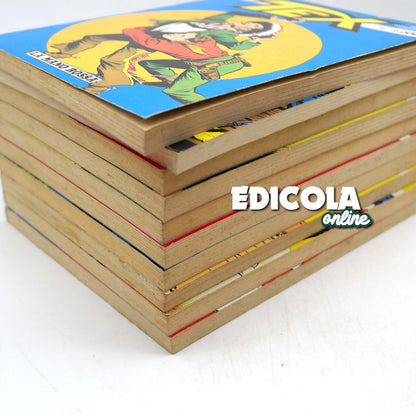 Fumetti Tutto TEX WILLER Ristampa Completa da n 1 a 10 La Mano Rossa lotto Usati
