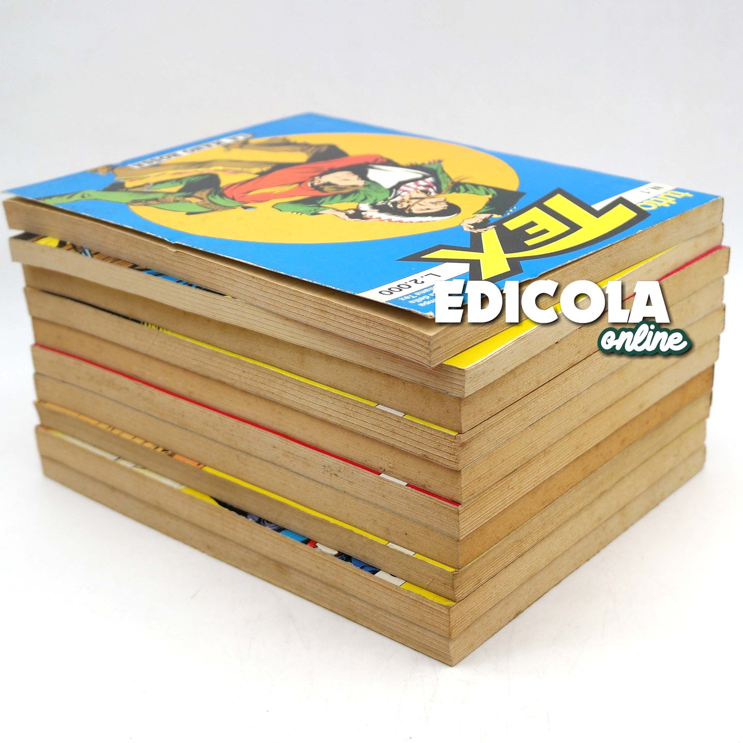 Fumetti Tutto TEX WILLER Ristampa Completa da n 1 a 10 La Mano Rossa lotto Usati