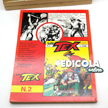 Fumetti Tutto TEX WILLER Ristampa Completa da n 1 a 10 La Mano Rossa lotto Usati