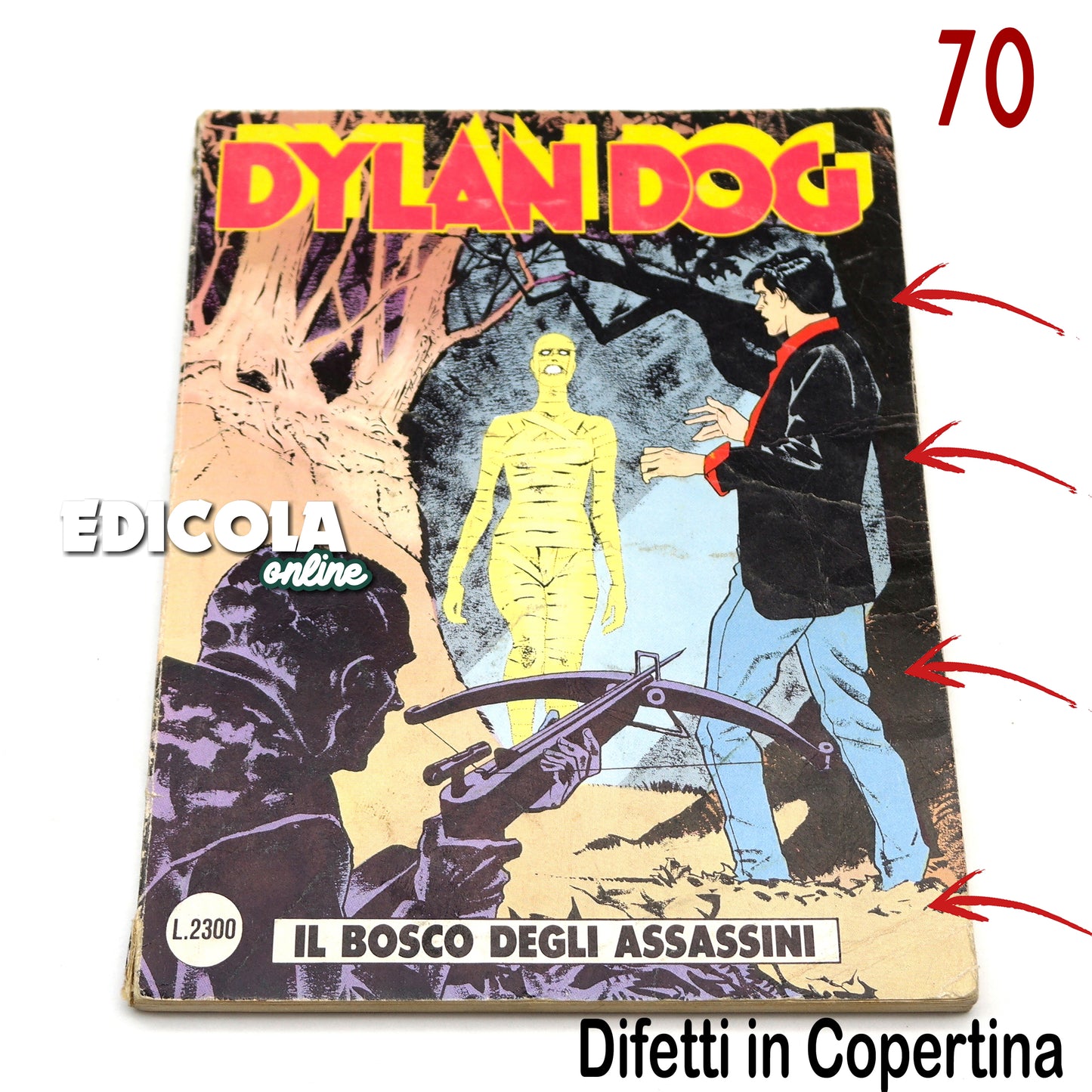 Comics von 51 bis 100 der ersten 1. Originalausgabe von Dylan Dog Lot runden Ihre Sammlung ab