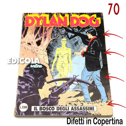 Comics von 51 bis 100 der ersten 1. Originalausgabe von Dylan Dog Lot runden Ihre Sammlung ab