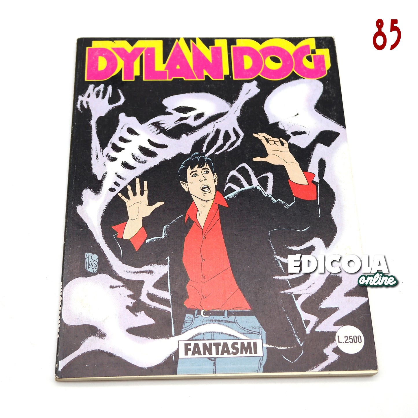 Comics von 51 bis 100 der ersten 1. Originalausgabe von Dylan Dog Lot runden Ihre Sammlung ab