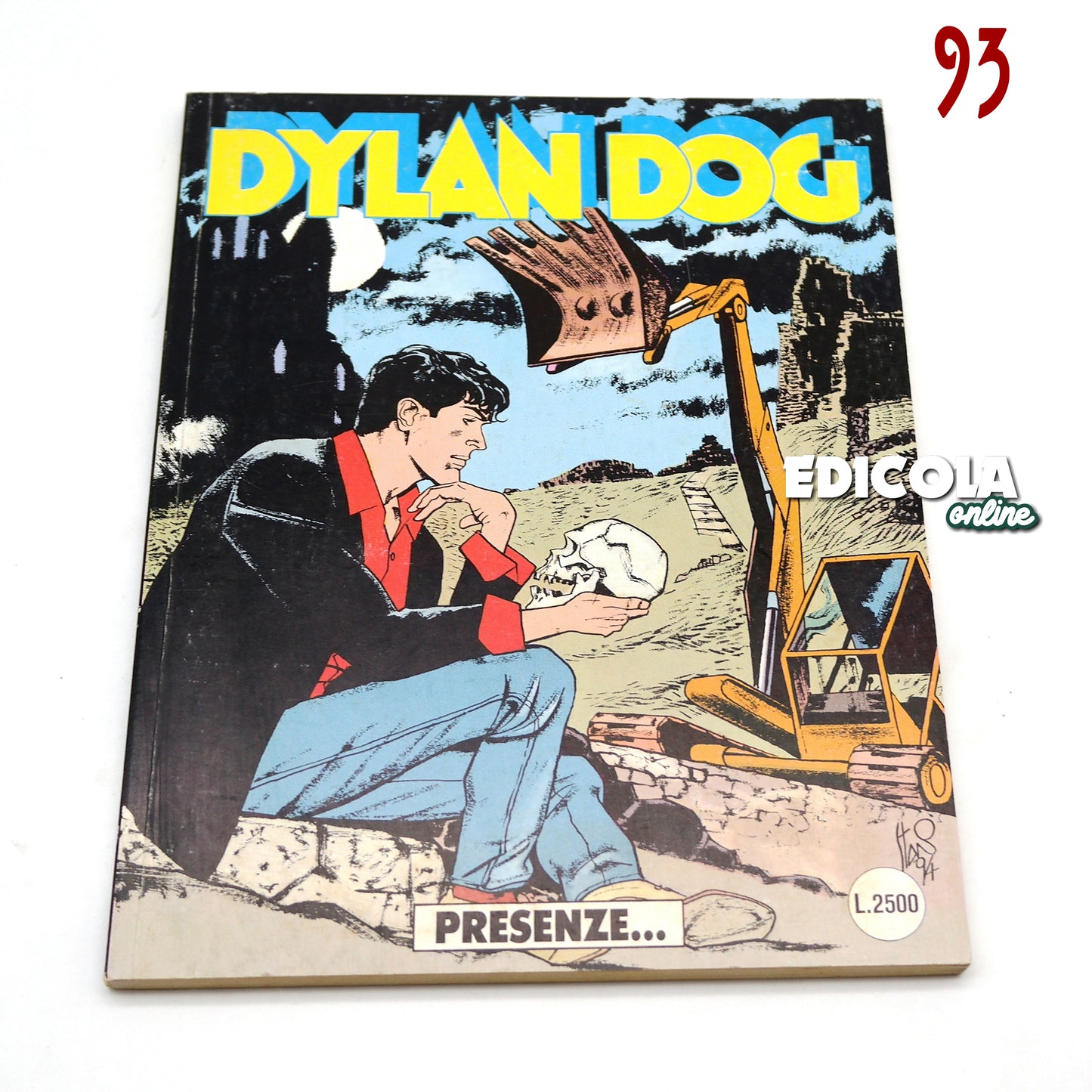 Comics von 51 bis 100 der ersten 1. Originalausgabe von Dylan Dog Lot runden Ihre Sammlung ab