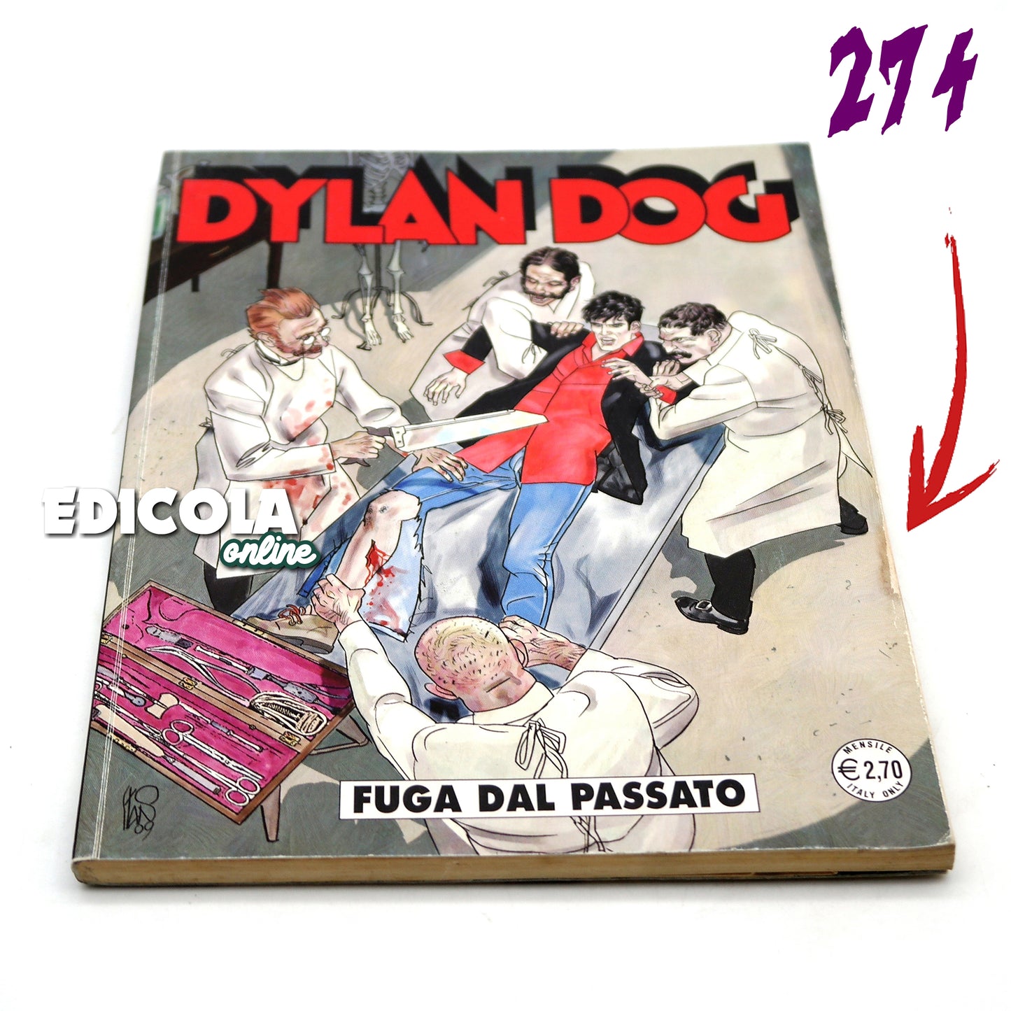 Lot original de 201 BD de Dylan Dog, première édition. Complétez votre collection !