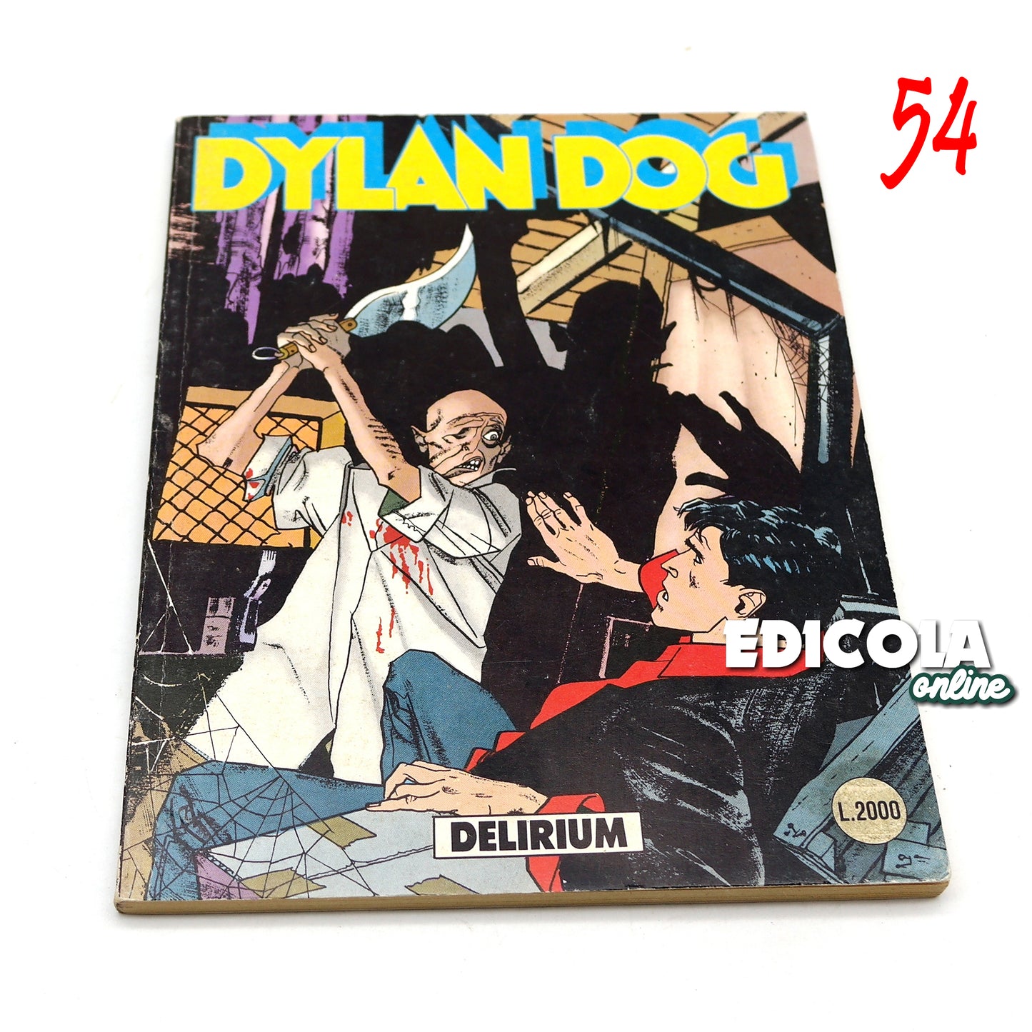 Comics von 51 bis 100 der ersten 1. Originalausgabe von Dylan Dog Lot runden Ihre Sammlung ab