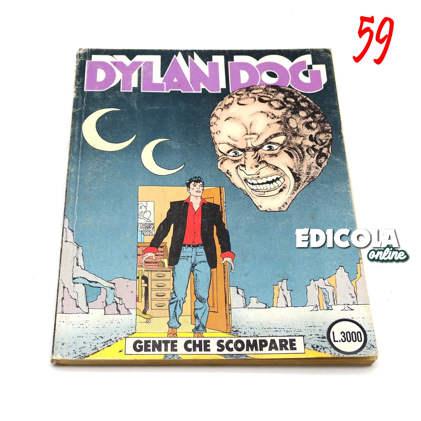 Comics von 51 bis 100 der ersten 1. Originalausgabe von Dylan Dog Lot runden Ihre Sammlung ab