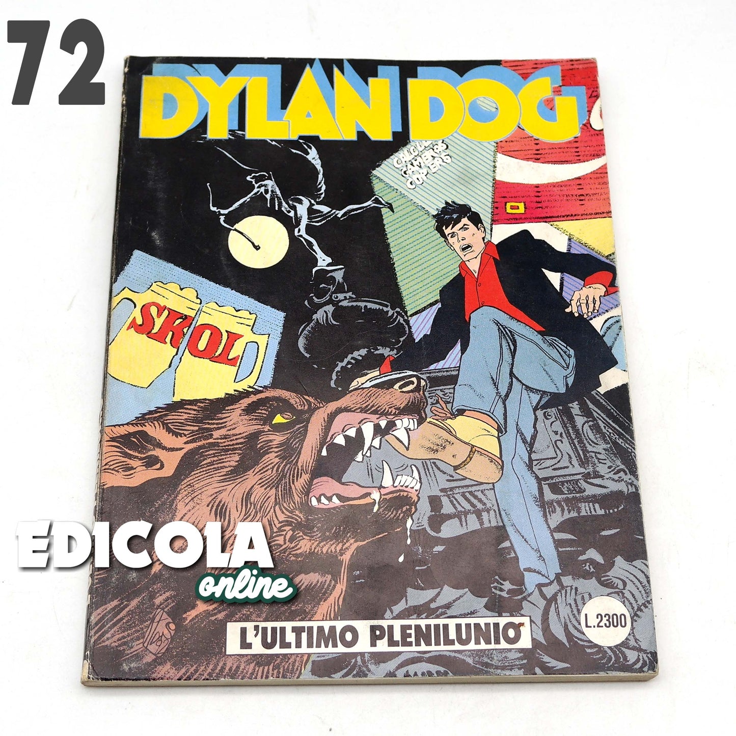 Comics von 51 bis 100 der ersten 1. Originalausgabe von Dylan Dog Lot runden Ihre Sammlung ab