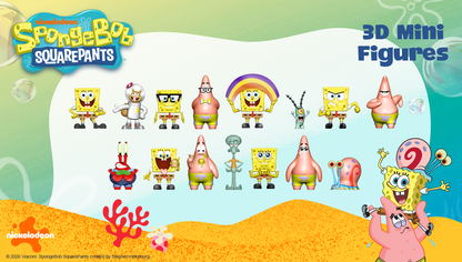 Scegli mini Figures 3D personaggio SPONGEBOB Squarepants (2026)