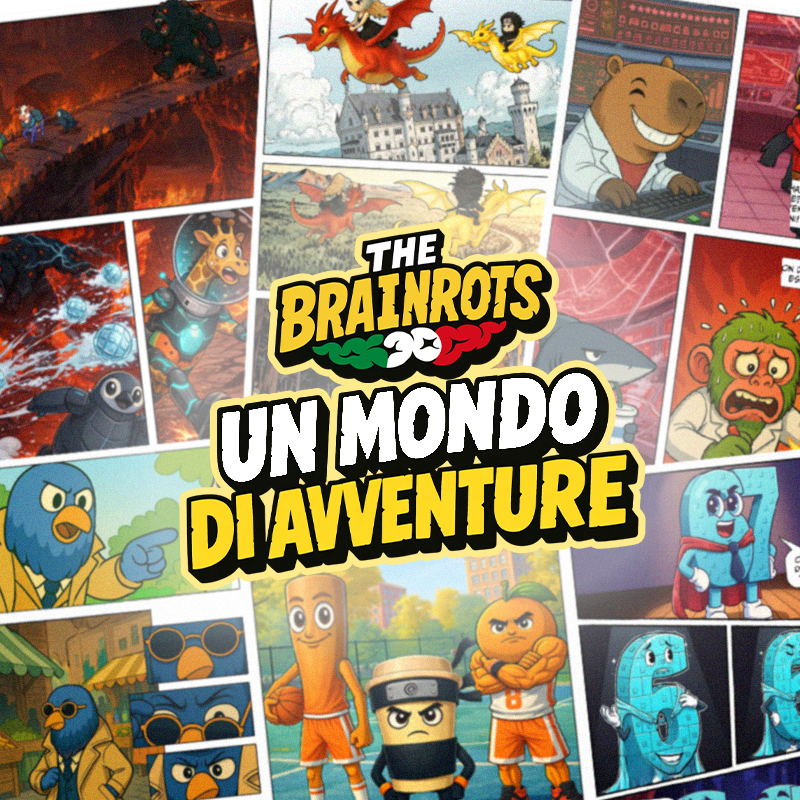 Bande dessinée italienne « Les Cerveaux pourris » - Bandes dessinées avec les personnages italiens des Cerveaux pourris