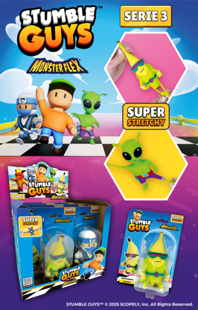 STUMBLE GUYS Charaktere Serie 1 2 Monsterflex Super ausziehbare 3D-Actionfiguren