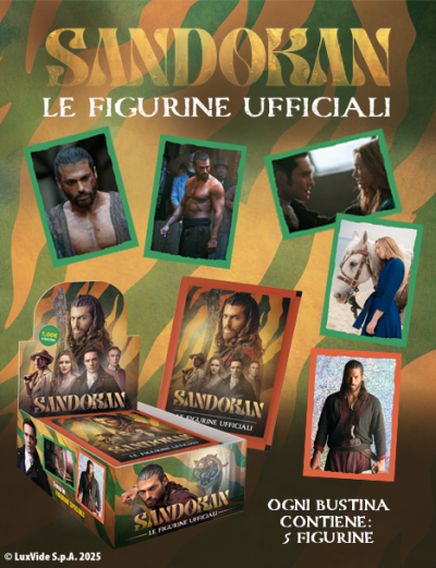 SANDOKAN - Album et/ou coffret d'autocollants Can Yaman 2025