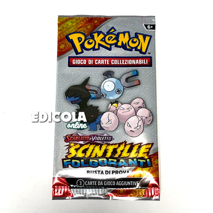 Packs simples Pokémon ITA scellés - 3 cartes de jeu d'extension en italien