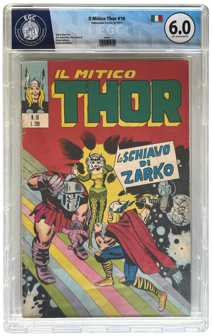 Fumetti Gradati EGC : Il Mitico THOR #10 - Lo schiavo di Zarko - Editoriale Corno (1971) ORIGINALE !!!