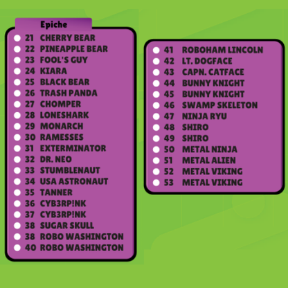 Choose the STUMBLE GUYS INVASION - MYTHIC EDITION CARDS Card