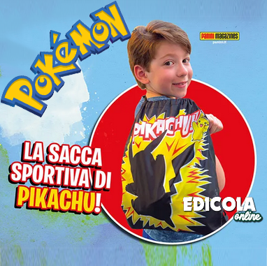 Rivista Pokemon Universe 9 - con gadget la sacca sportiva di Pokémon!