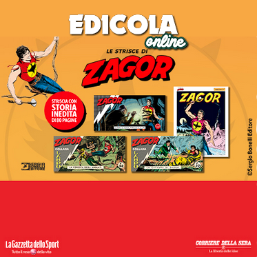 Ristampa Anastatica delle Strisce di ZAGOR