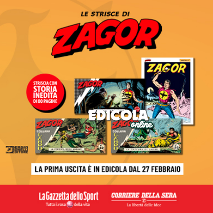 Ristampa Anastatica delle Strisce di ZAGOR