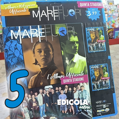 Set Album e/o Bustine di Figurine MARE FUORI Stagione 5 (2025) Sticker TV Serie Rai