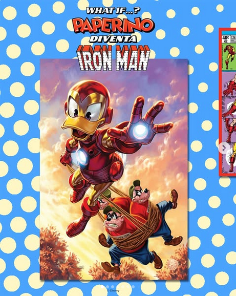 Fumetto Topolino n. 3622 - Iron Man - flip cover dedicata a What if... ?