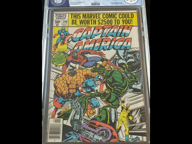 Fumetti Gradati EGC : Capitan America #249 - Newsstand Edition - EGC 9.8 - Prima edizione 1980