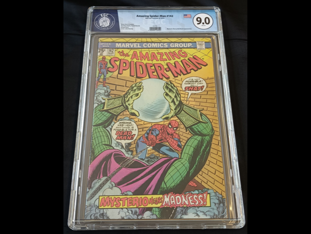 Fumetti Gradati EGC : The Amazing Spider-Man #142 - EGC 9.0 - Dead Man's Bluff!  - Prima edizione 1975