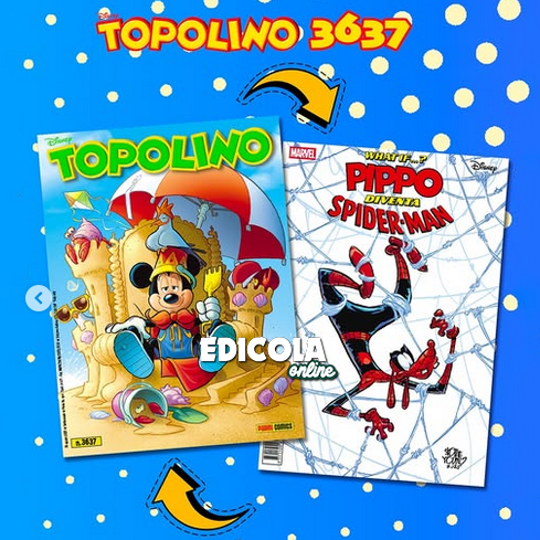 Collezione Fumetti in Italiano Serie TOPOLINO Flip cover WHAT IF…? MARVEL DISNEY