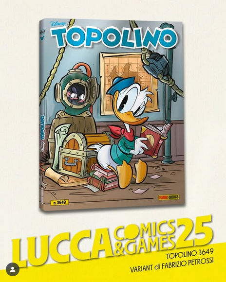 Topolino 3649 Variant Cover Lucca Comics & Games 2025