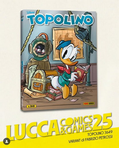 Topolino 3649 Variant Cover Lucca Comics & Games 2025