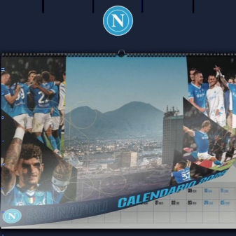 Calendario Calcio Ufficiale SSC Napoli 2026 - 100 Anni