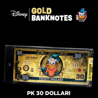 Billets de banque Disney en or à l'effigie de Mickey Mouse ! - Billets à collectionner